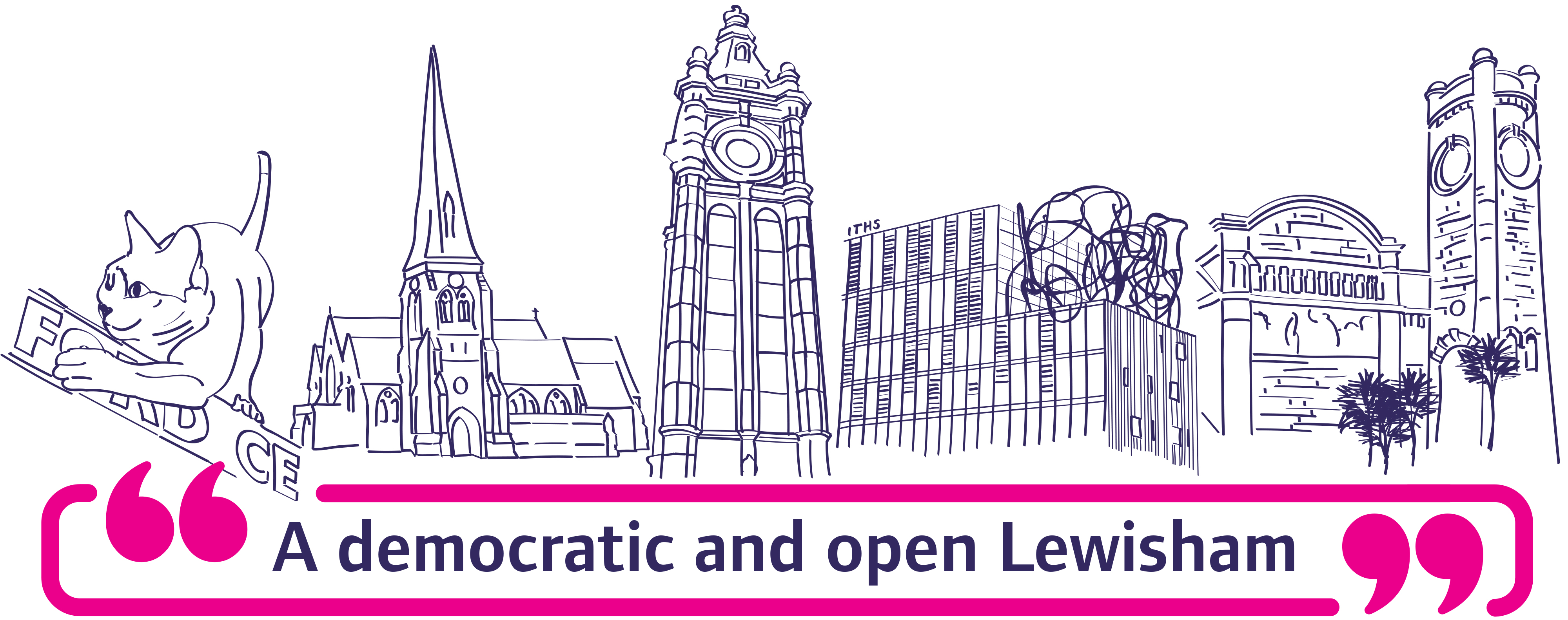 Democratic Lewisham Logo